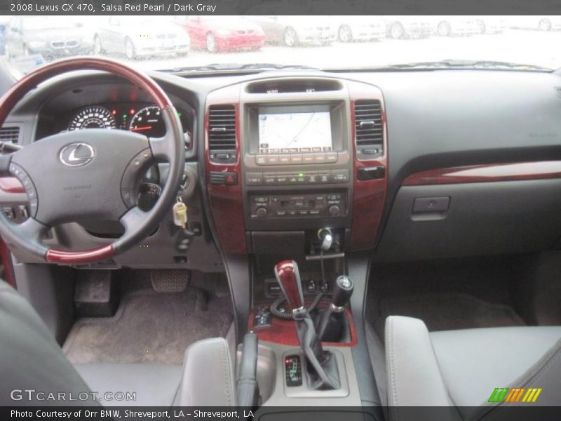 Salsa Red Pearl / Dark Gray 2008 Lexus GX 470