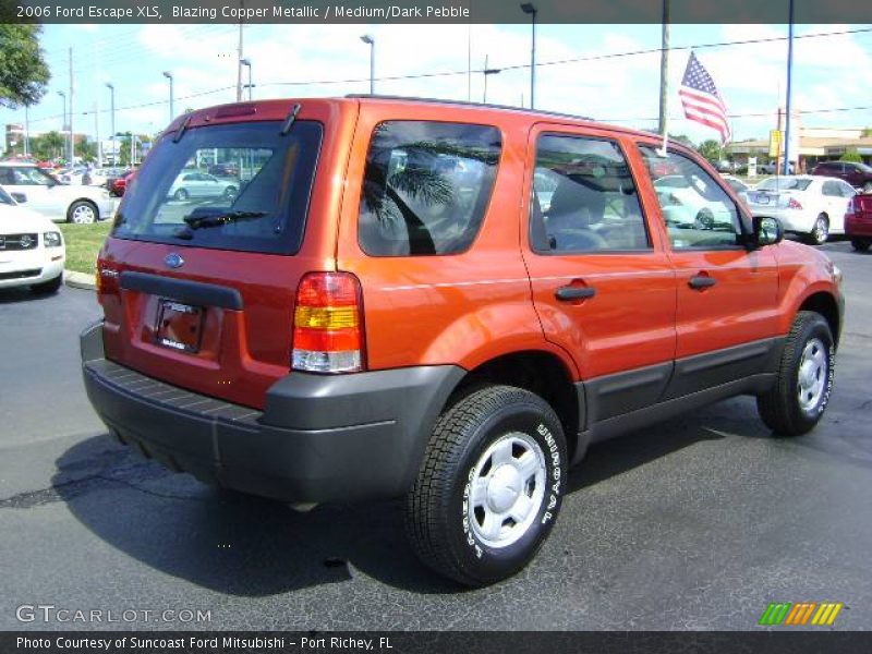 Blazing Copper Metallic / Medium/Dark Pebble 2006 Ford Escape XLS