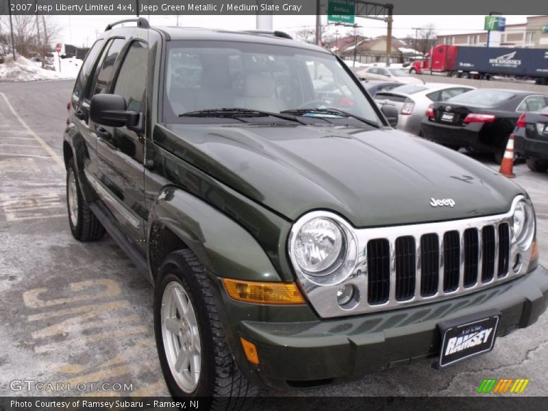 Jeep Green Metallic / Medium Slate Gray 2007 Jeep Liberty Limited 4x4
