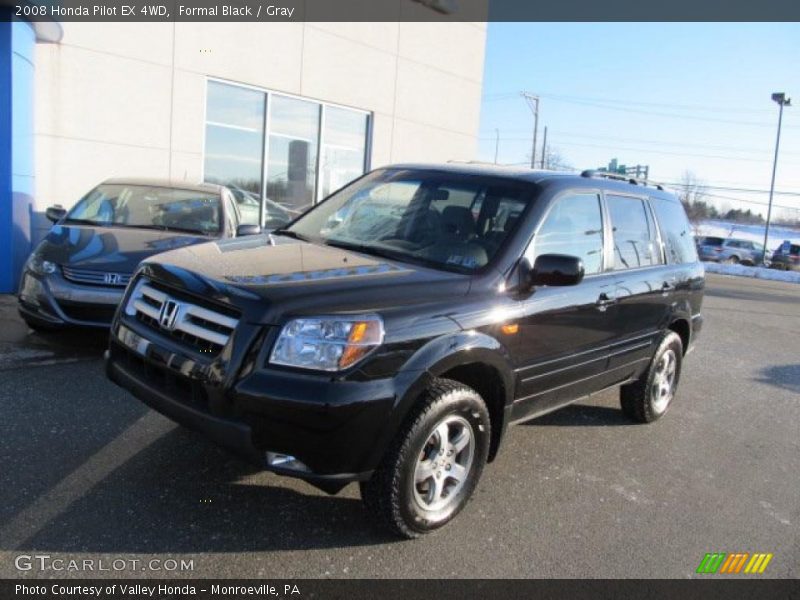 Formal Black / Gray 2008 Honda Pilot EX 4WD