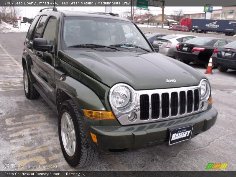 Jeep Green Metallic / Medium Slate Gray 2007 Jeep Liberty Limited 4x4