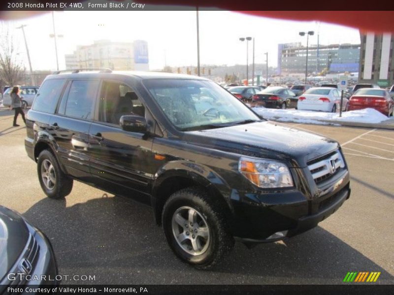 Formal Black / Gray 2008 Honda Pilot EX 4WD