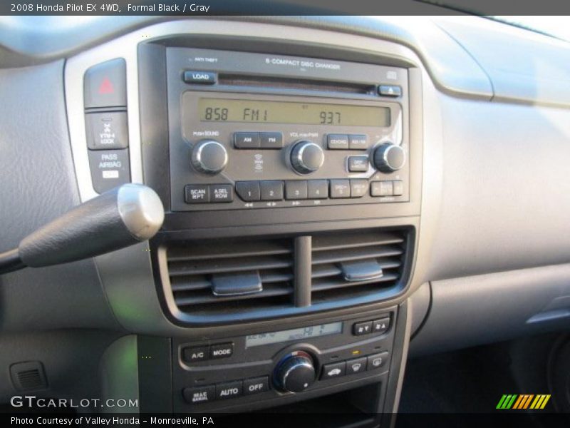 Formal Black / Gray 2008 Honda Pilot EX 4WD