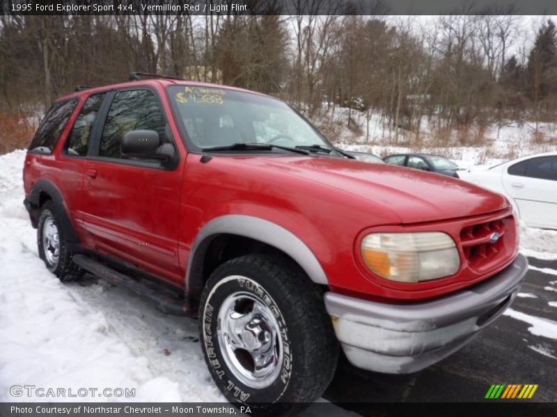 Vermillion Red / Light Flint 1995 Ford Explorer Sport 4x4