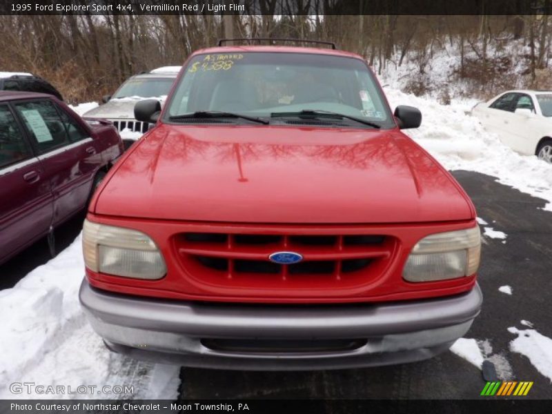 Vermillion Red / Light Flint 1995 Ford Explorer Sport 4x4