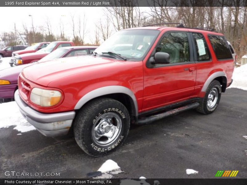 Vermillion Red / Light Flint 1995 Ford Explorer Sport 4x4