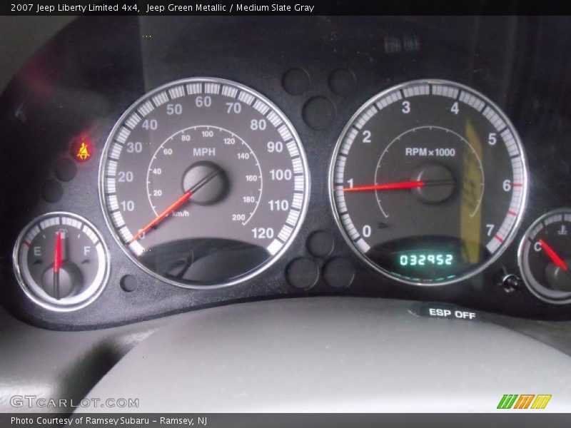 Jeep Green Metallic / Medium Slate Gray 2007 Jeep Liberty Limited 4x4
