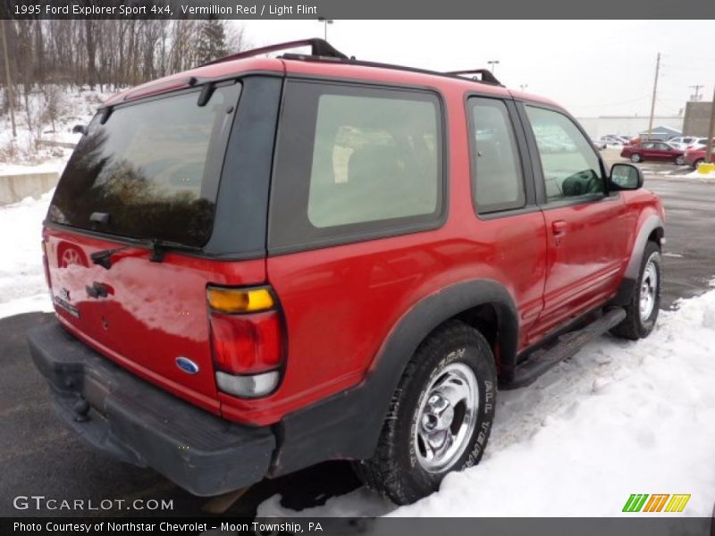 Vermillion Red / Light Flint 1995 Ford Explorer Sport 4x4