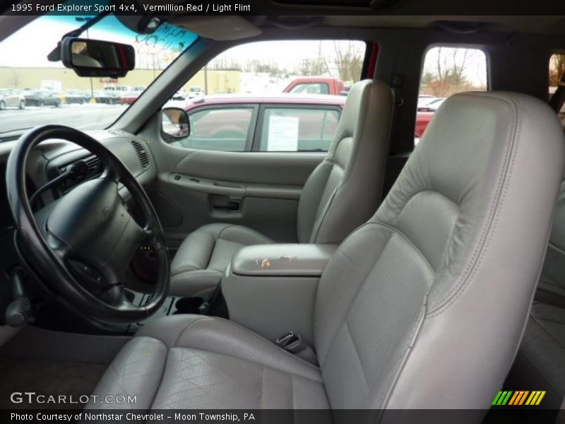 Vermillion Red / Light Flint 1995 Ford Explorer Sport 4x4