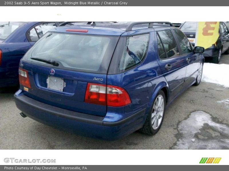 Midnight Blue Metallic / Charcoal Grey 2002 Saab 9-5 Aero Sport Wagon