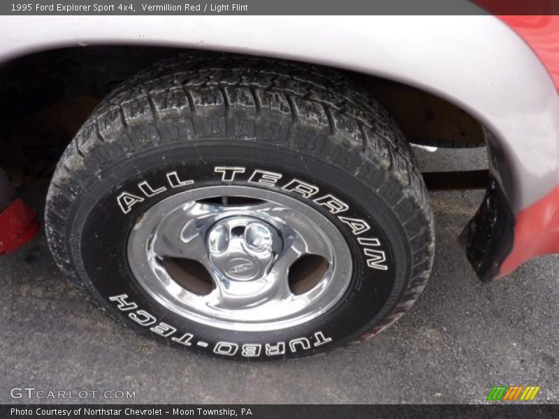 Vermillion Red / Light Flint 1995 Ford Explorer Sport 4x4