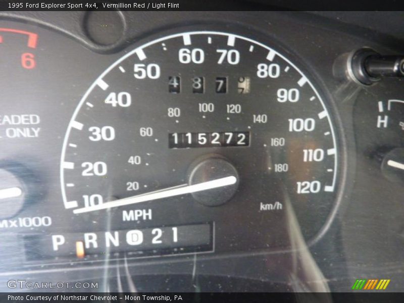 Vermillion Red / Light Flint 1995 Ford Explorer Sport 4x4