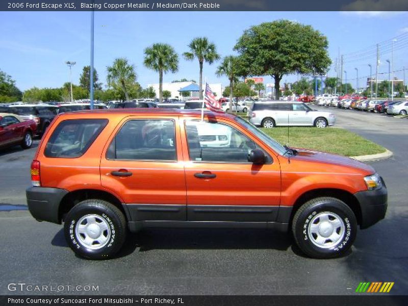 Blazing Copper Metallic / Medium/Dark Pebble 2006 Ford Escape XLS