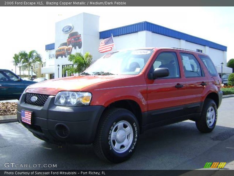 Blazing Copper Metallic / Medium/Dark Pebble 2006 Ford Escape XLS