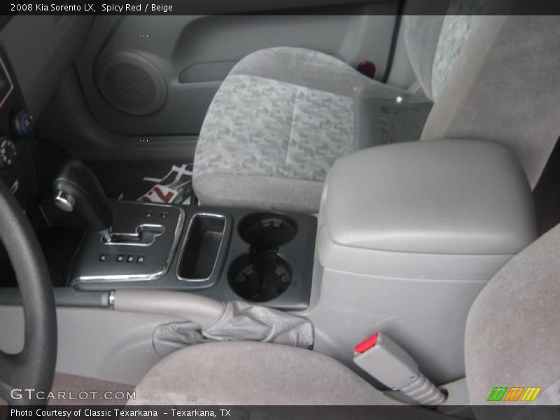 Spicy Red / Beige 2008 Kia Sorento LX