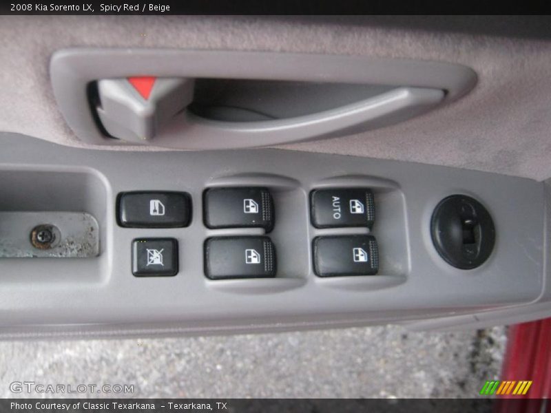 Spicy Red / Beige 2008 Kia Sorento LX