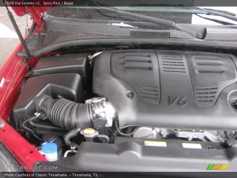 Spicy Red / Beige 2008 Kia Sorento LX