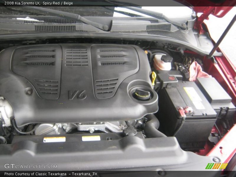 Spicy Red / Beige 2008 Kia Sorento LX