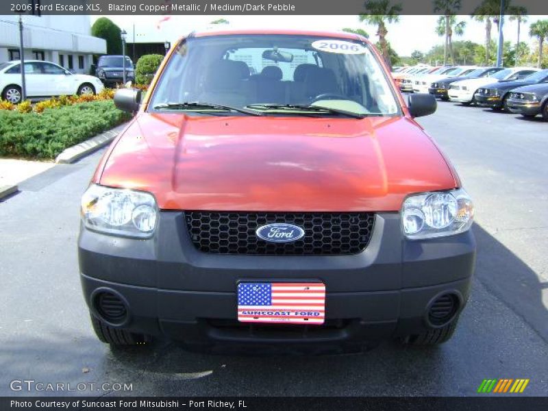 Blazing Copper Metallic / Medium/Dark Pebble 2006 Ford Escape XLS