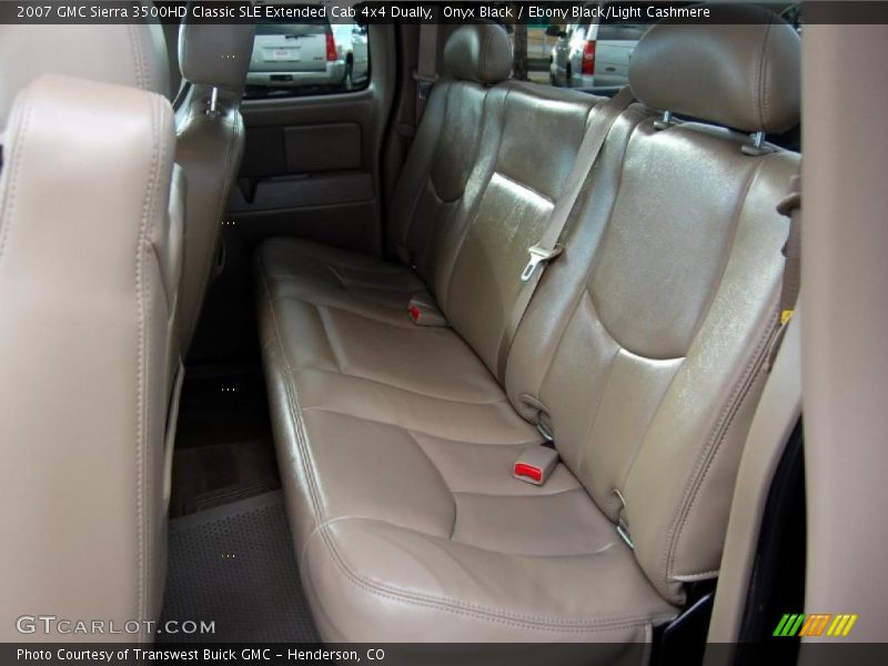 Onyx Black / Ebony Black/Light Cashmere 2007 GMC Sierra 3500HD Classic SLE Extended Cab 4x4 Dually