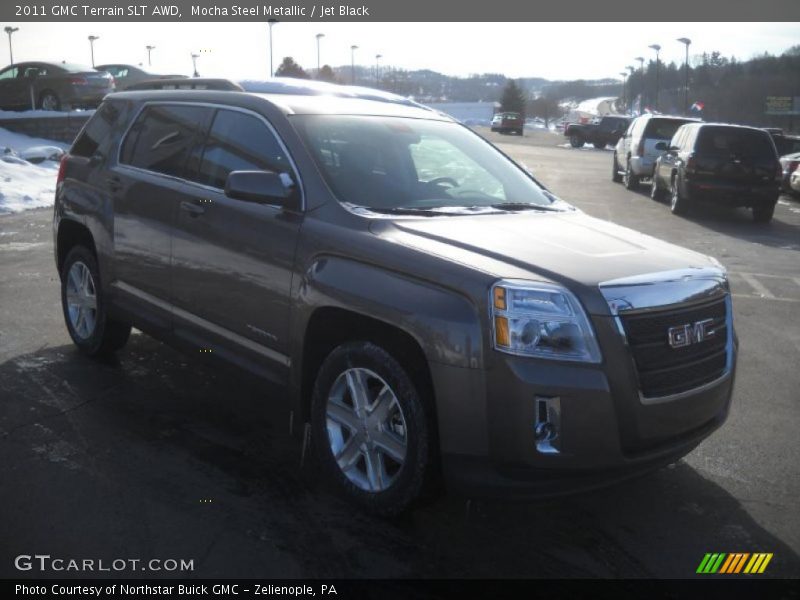 Mocha Steel Metallic / Jet Black 2011 GMC Terrain SLT AWD