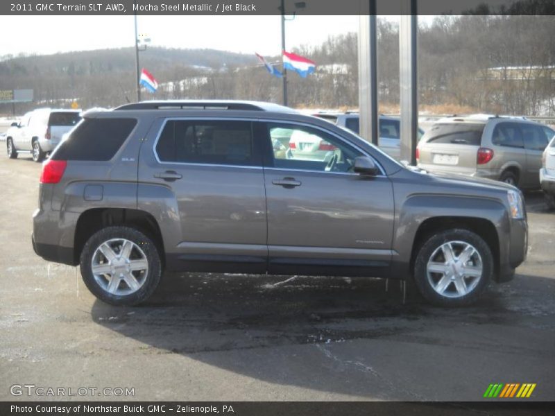 Mocha Steel Metallic / Jet Black 2011 GMC Terrain SLT AWD