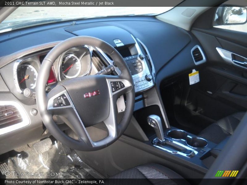 Mocha Steel Metallic / Jet Black 2011 GMC Terrain SLT AWD