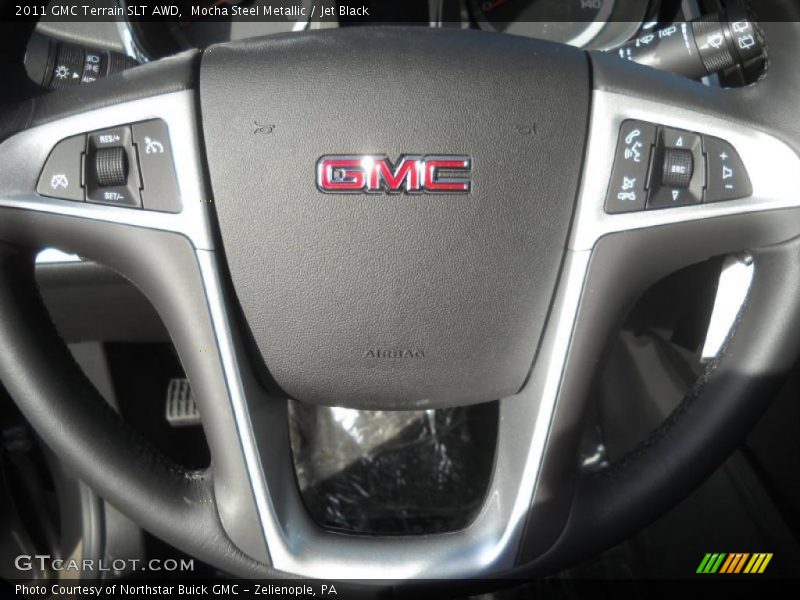 Mocha Steel Metallic / Jet Black 2011 GMC Terrain SLT AWD