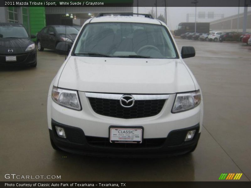 White Suede / Graystone 2011 Mazda Tribute i Sport