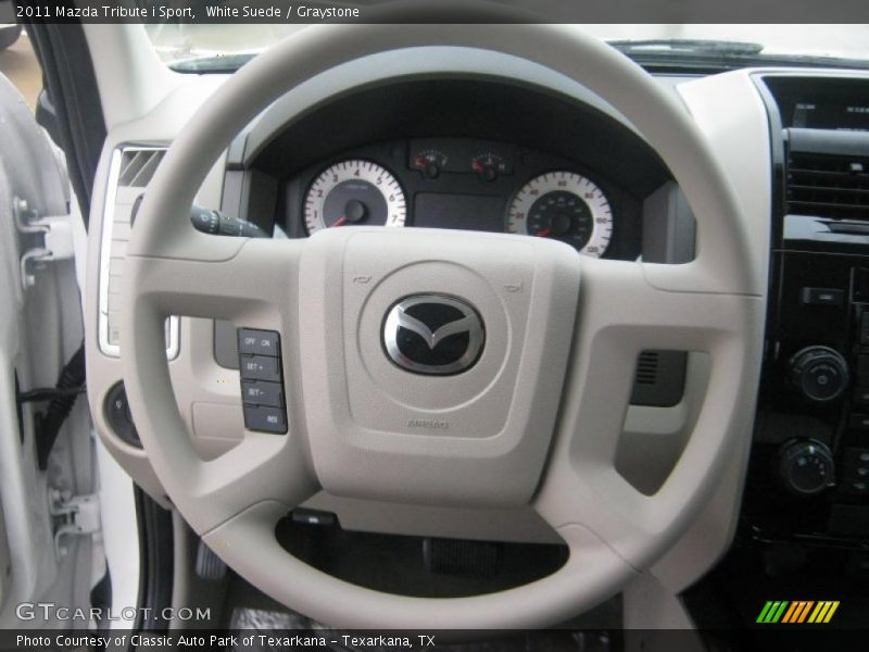 White Suede / Graystone 2011 Mazda Tribute i Sport