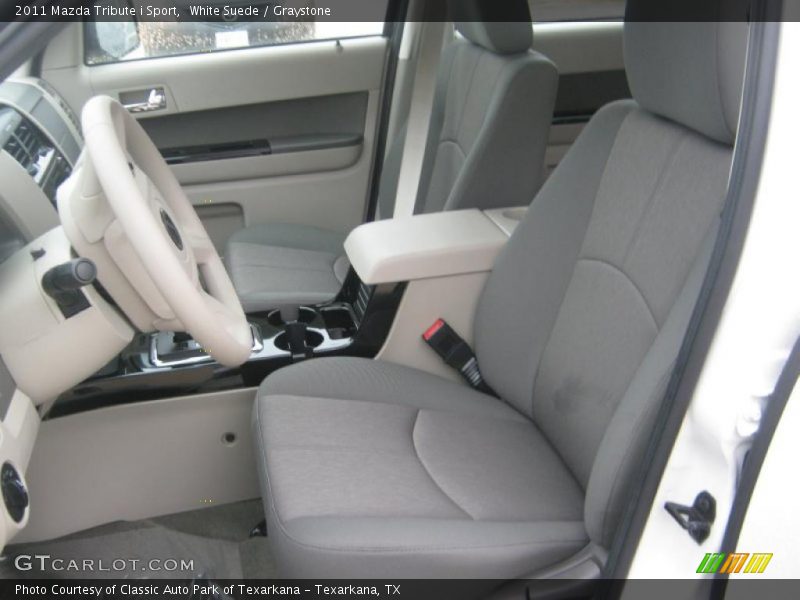 White Suede / Graystone 2011 Mazda Tribute i Sport