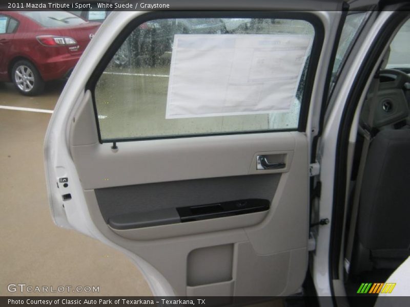 White Suede / Graystone 2011 Mazda Tribute i Sport