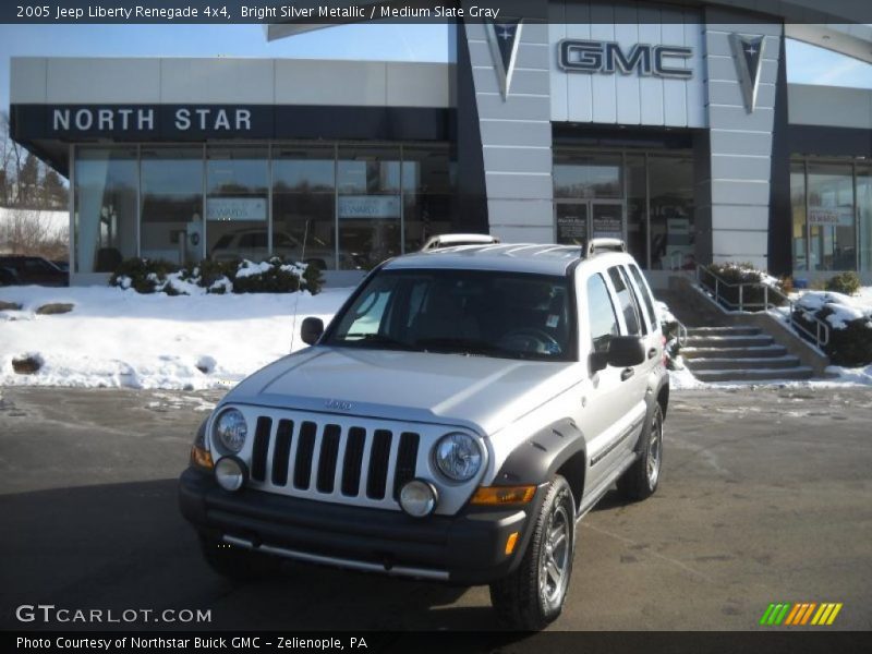 Bright Silver Metallic / Medium Slate Gray 2005 Jeep Liberty Renegade 4x4