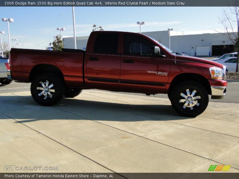 Inferno Red Crystal Pearl / Medium Slate Gray 2006 Dodge Ram 1500 Big Horn Edition Quad Cab 4x4