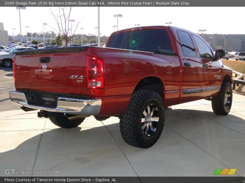  2006 Ram 1500 Big Horn Edition Quad Cab 4x4 Inferno Red Crystal Pearl