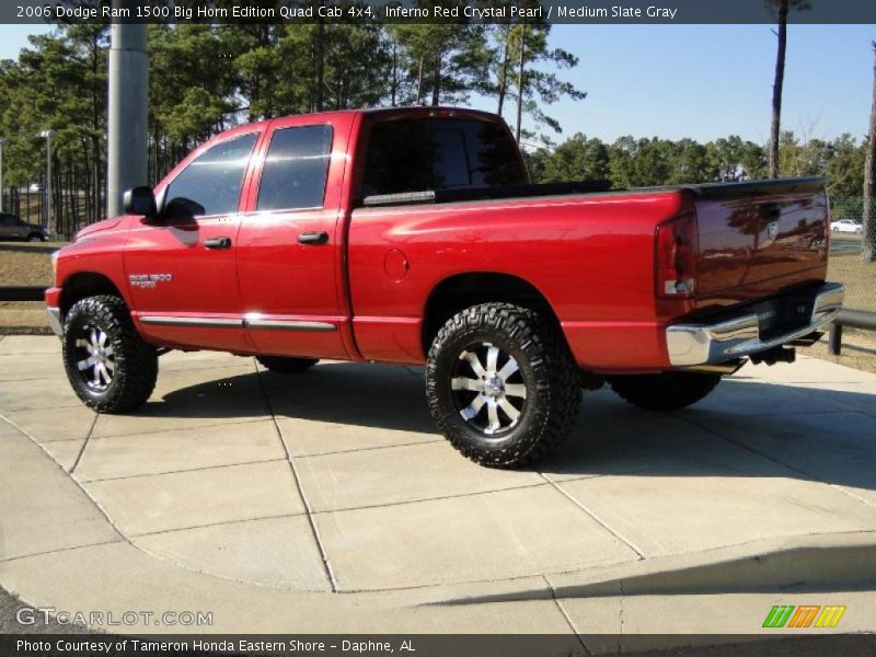  2006 Ram 1500 Big Horn Edition Quad Cab 4x4 Inferno Red Crystal Pearl