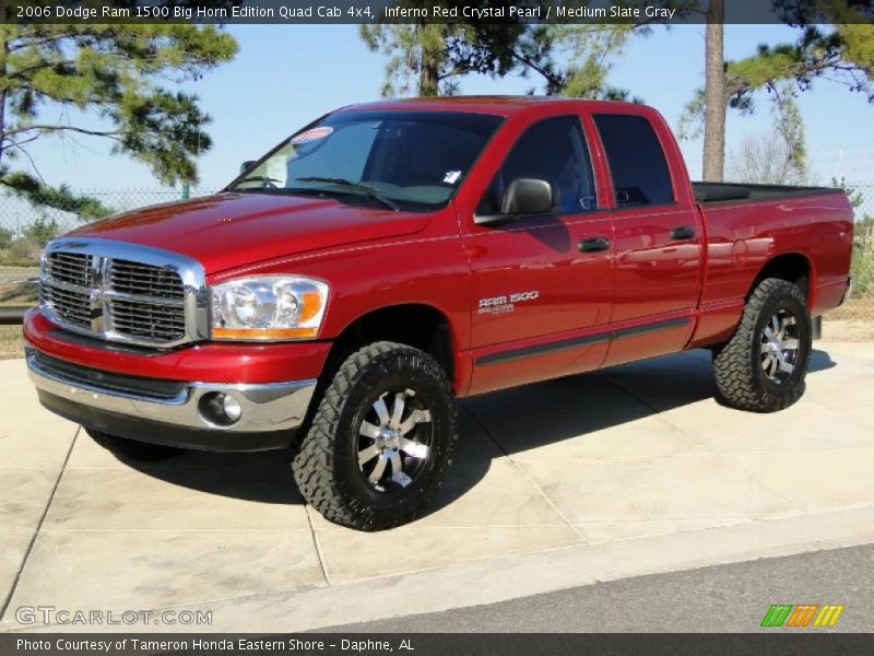 Front 3/4 View of 2006 Ram 1500 Big Horn Edition Quad Cab 4x4