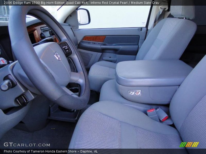 Inferno Red Crystal Pearl / Medium Slate Gray 2006 Dodge Ram 1500 Big Horn Edition Quad Cab 4x4