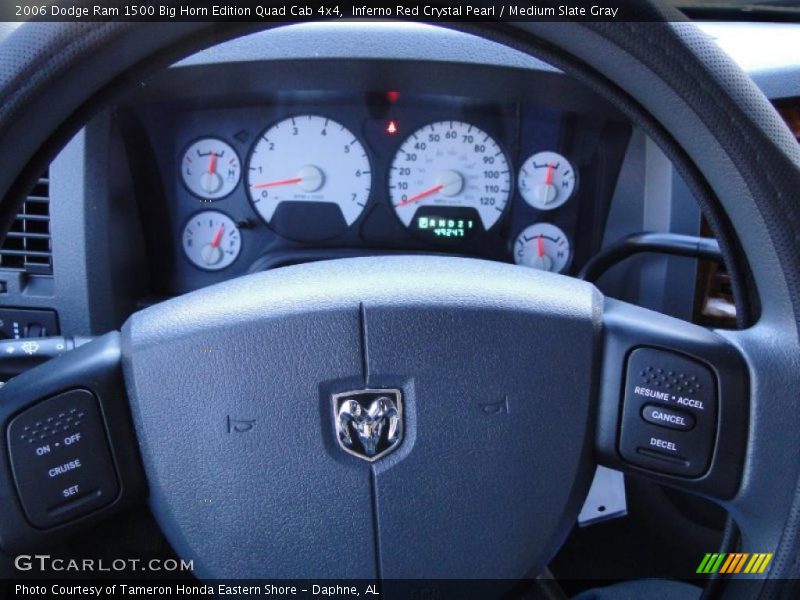 Inferno Red Crystal Pearl / Medium Slate Gray 2006 Dodge Ram 1500 Big Horn Edition Quad Cab 4x4