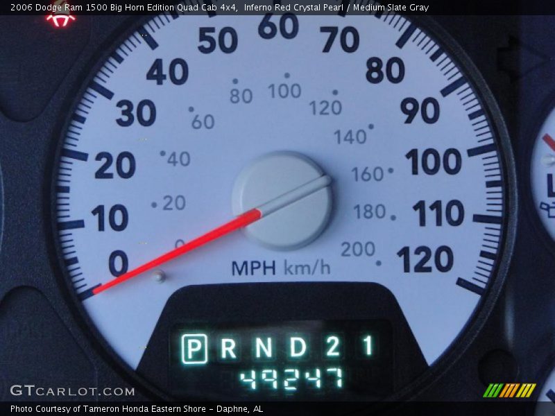 Inferno Red Crystal Pearl / Medium Slate Gray 2006 Dodge Ram 1500 Big Horn Edition Quad Cab 4x4