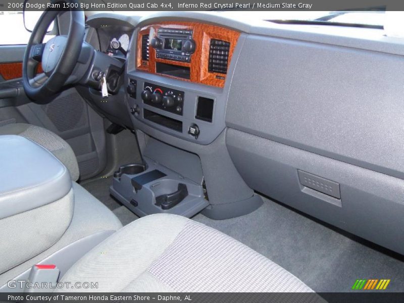 Inferno Red Crystal Pearl / Medium Slate Gray 2006 Dodge Ram 1500 Big Horn Edition Quad Cab 4x4