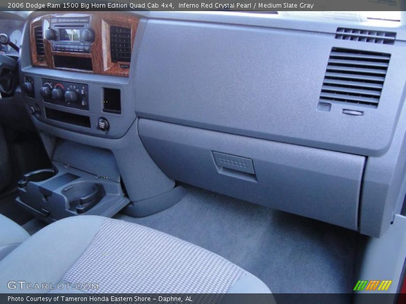 Inferno Red Crystal Pearl / Medium Slate Gray 2006 Dodge Ram 1500 Big Horn Edition Quad Cab 4x4