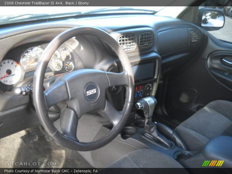 Black / Ebony 2008 Chevrolet TrailBlazer SS 4x4