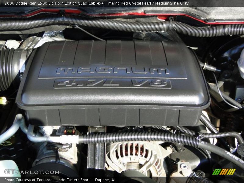 Inferno Red Crystal Pearl / Medium Slate Gray 2006 Dodge Ram 1500 Big Horn Edition Quad Cab 4x4