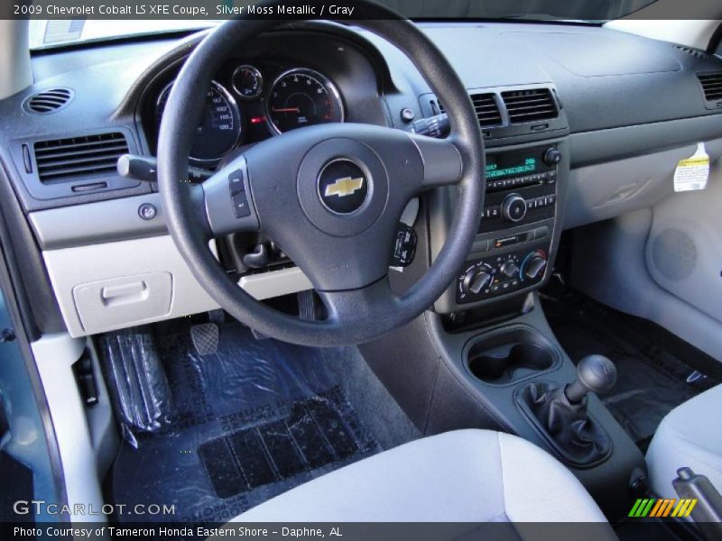 Gray Interior - 2009 Cobalt LS XFE Coupe 
