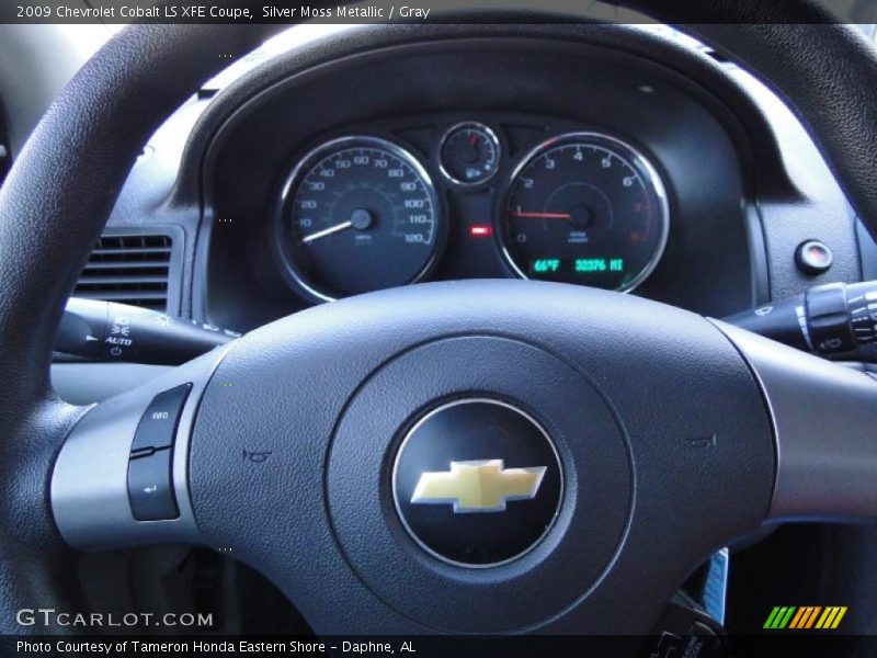 Silver Moss Metallic / Gray 2009 Chevrolet Cobalt LS XFE Coupe