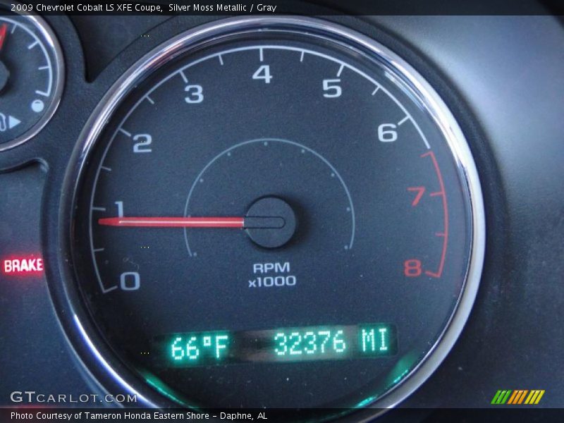 Silver Moss Metallic / Gray 2009 Chevrolet Cobalt LS XFE Coupe