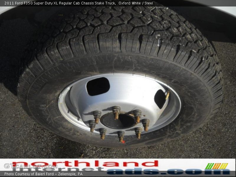 Oxford White / Steel 2011 Ford F350 Super Duty XL Regular Cab Chassis Stake Truck