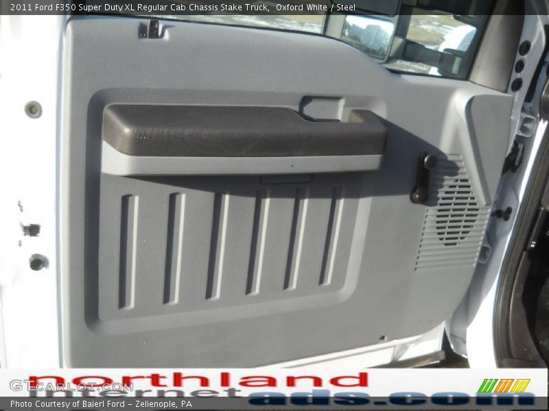 Oxford White / Steel 2011 Ford F350 Super Duty XL Regular Cab Chassis Stake Truck