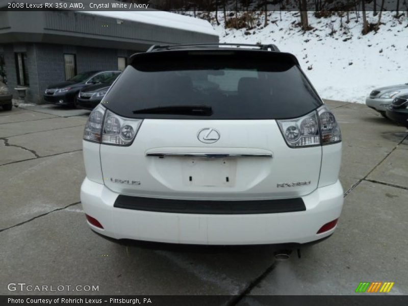 Crystal White / Ivory 2008 Lexus RX 350 AWD